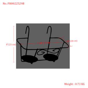 round hanging railing planters