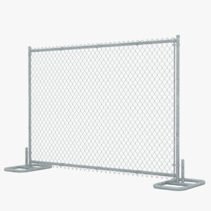 temporary chain link fence panel