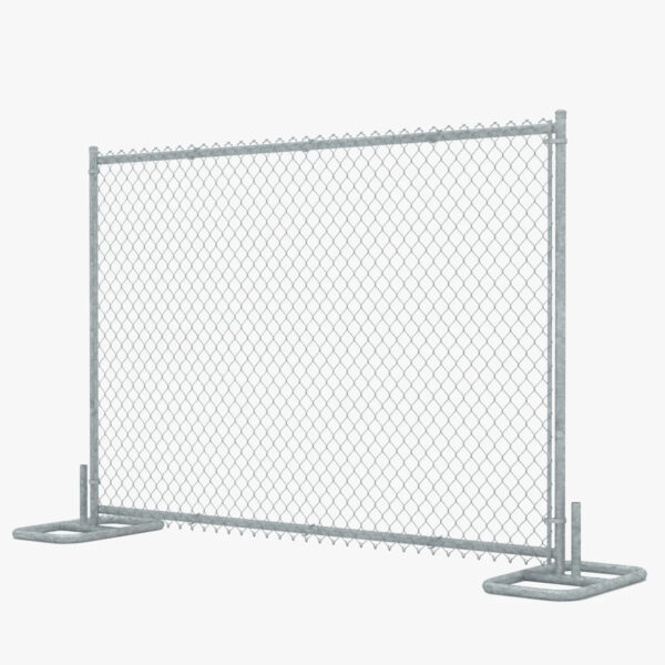 temporary chain link fence panel