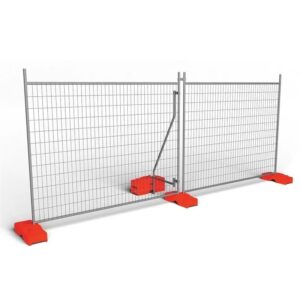 australian standard temporary removable fence hot dip galvanized material with plastic cement base 13 21102129 0